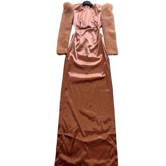 Collini Milano 1937 Raso Dress in Peach - Picture 1 of 4